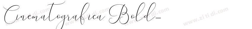 Cinematografica Bold字体转换